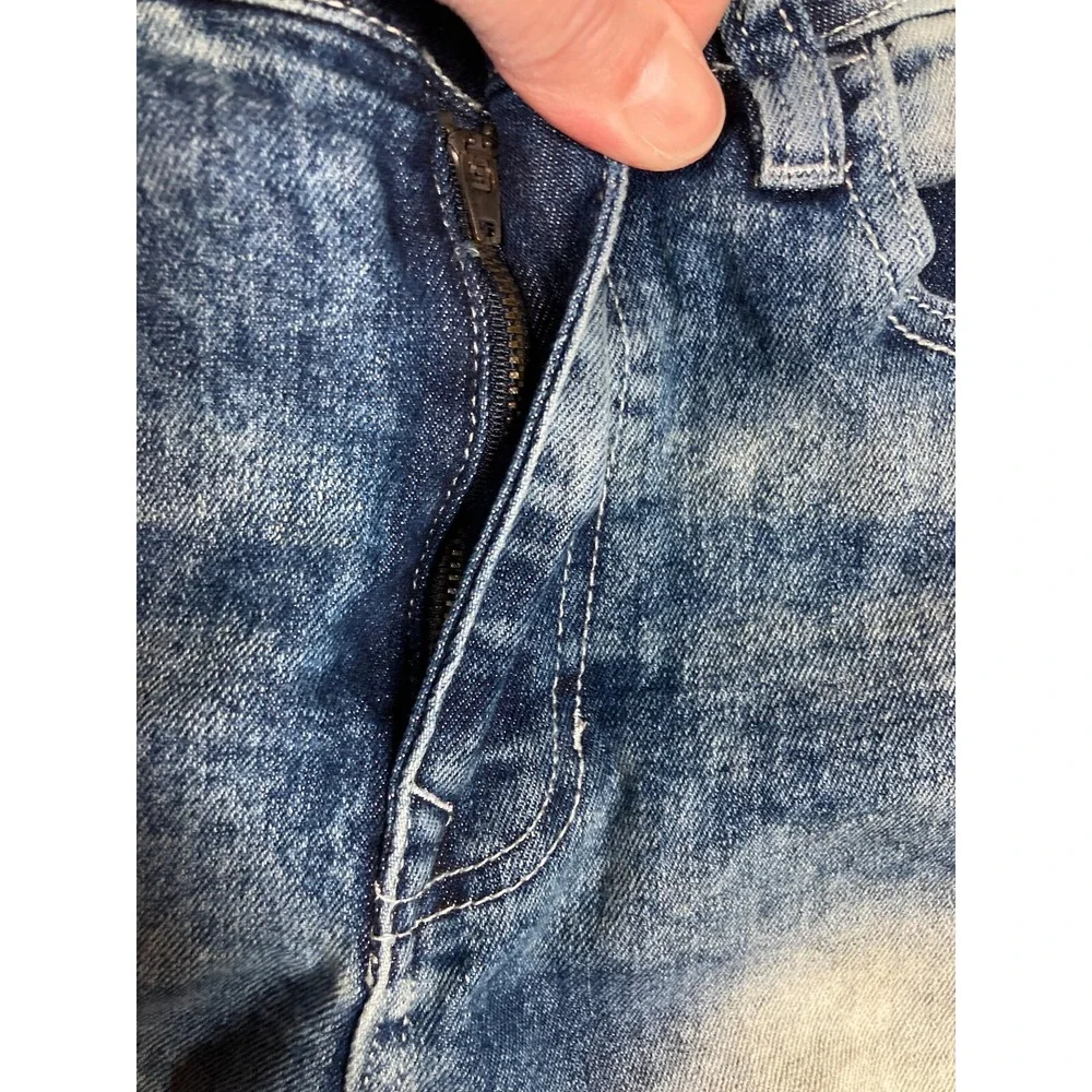 Southpole Jeans Men's 32x32 Blue Moto Camo Faded Skater Rocker Grunge Streetwear